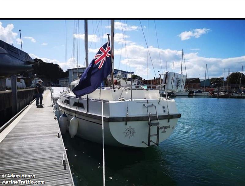 endeavour of gosport (Pleasure craft) - IMO , MMSI 232022552, Call Sign MFKT4 under the flag of United Kingdom (UK)