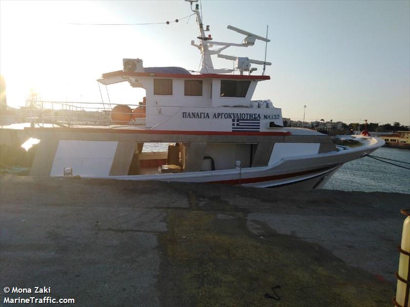 panagiaargokiliotisa (Fishing vessel) - IMO 8789315, MMSI 237589000, Call Sign SW2226 under the flag of Greece