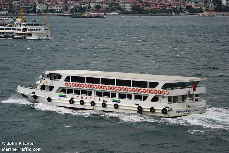 kaptan recep aynaci (Passenger ship) - IMO , MMSI 271042202, Call Sign TCYK9 under the flag of Turkey
