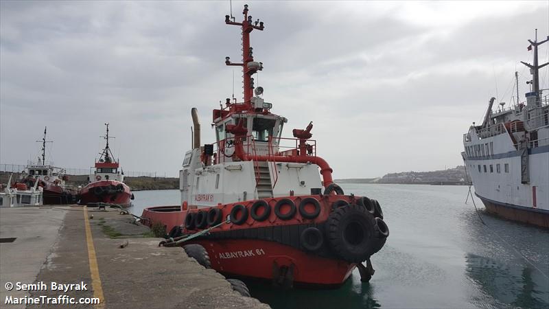 albayrak 61 (Tug) - IMO , MMSI 271044158, Call Sign TCA3527 under the flag of Turkey