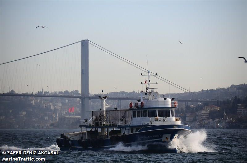 burhan reis-3 (Fishing vessel) - IMO , MMSI 271062033, Call Sign TCA2017 under the flag of Turkey