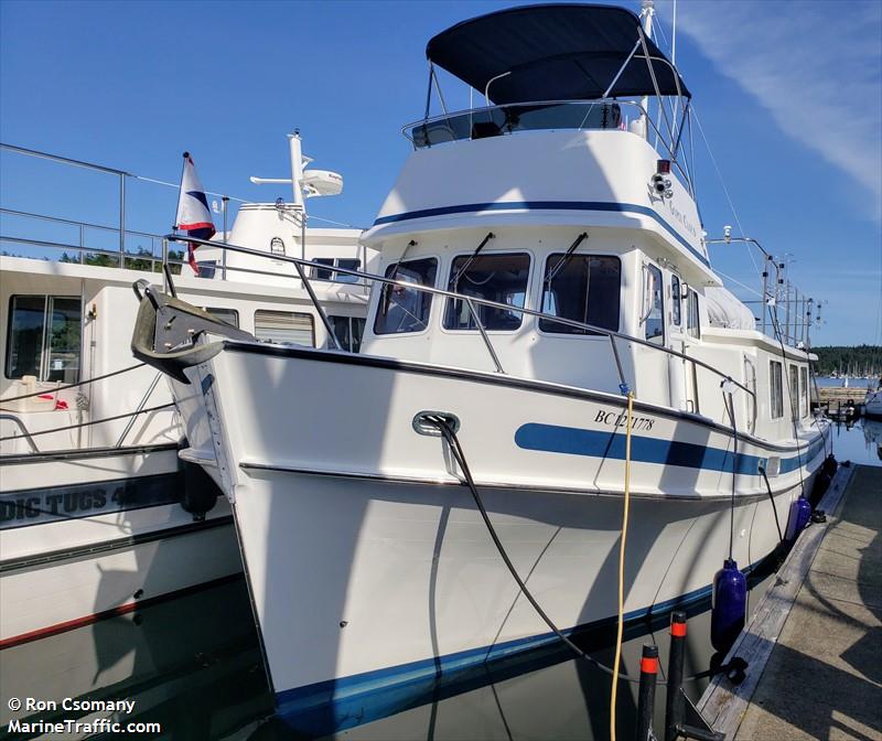 gypsy cloud (Pleasure craft) - IMO , MMSI 316029654, Call Sign CFA2965 under the flag of Canada