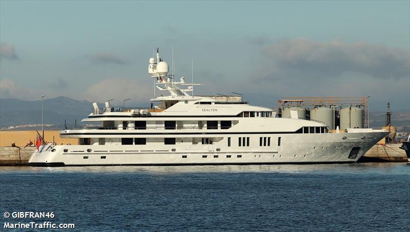 sealyon (Pleasure craft) - IMO , MMSI 319158600 under the flag of Cayman Islands