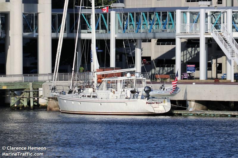 dancin bare v (Sailing vessel) - IMO , MMSI 368077310, Call Sign WDK6712 under the flag of United States (USA)