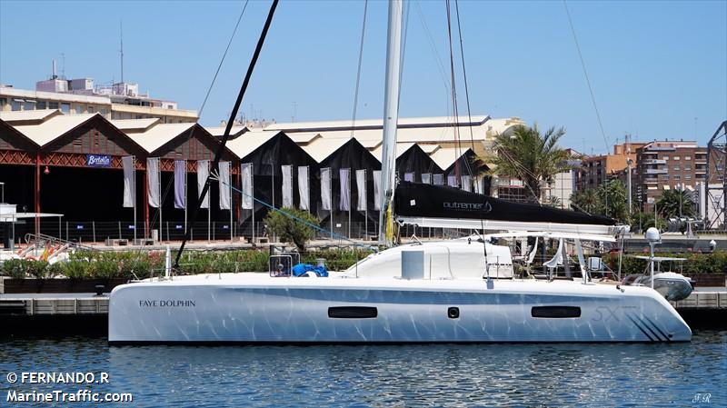 faye dolphin (Sailing vessel) - IMO , MMSI 378111891, Call Sign ZIL8623 under the flag of British Virgin Islands