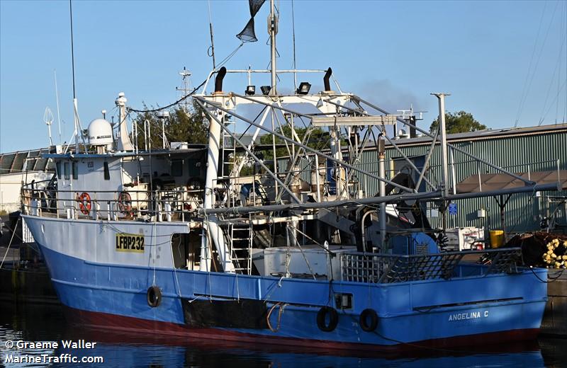 angelina c (Fishing vessel) - IMO , MMSI 503095340, Call Sign VM6165 under the flag of Australia