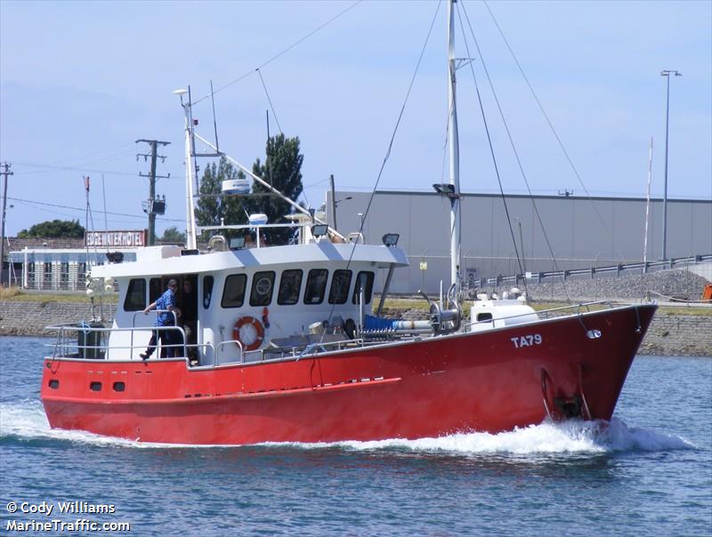 mustelus (Fishing vessel) - IMO , MMSI 503362900, Call Sign VKV3563 under the flag of Australia