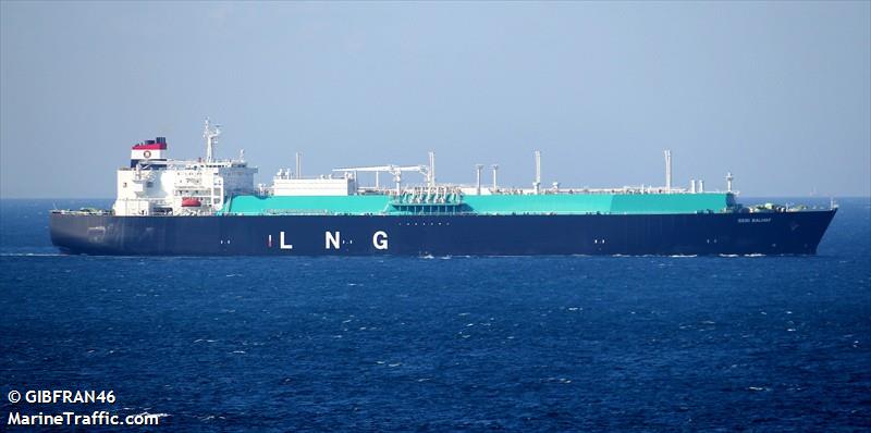 seri balhaf (LNG Tanker) - IMO 9331660, MMSI 533868000, Call Sign 9MIB9 under the flag of Malaysia