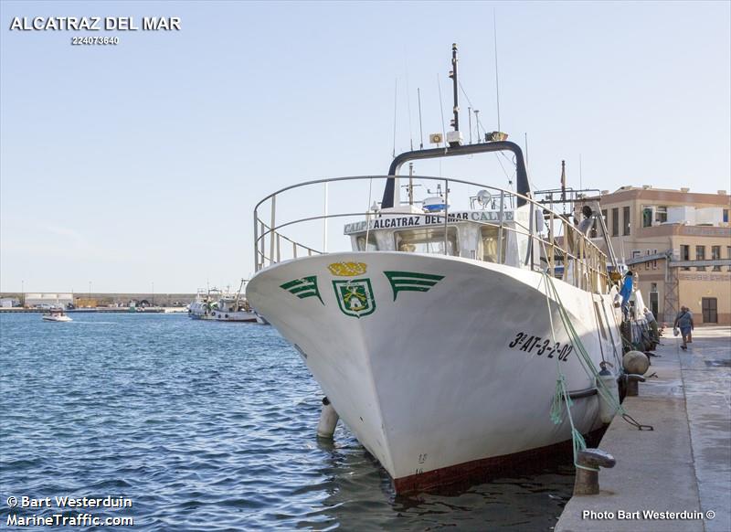 alcatraz (Fishing vessel) - IMO , MMSI 224073640, Call Sign EA6302 under the flag of Spain