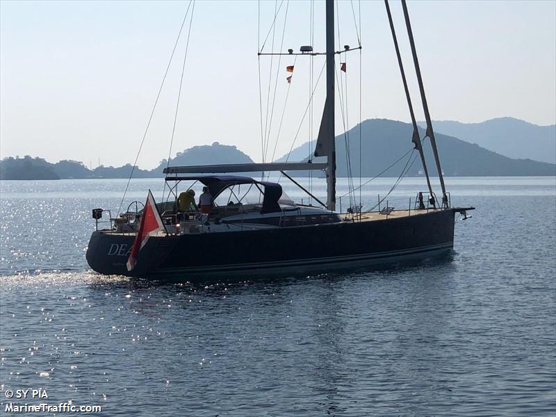 dea (Sailing vessel) - IMO , MMSI 229000625, Call Sign 9HB6502 under the flag of Malta