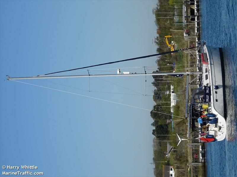 dilly dilly (Sailing vessel) - IMO , MMSI 235018763, Call Sign MFAQ4 under the flag of United Kingdom (UK)