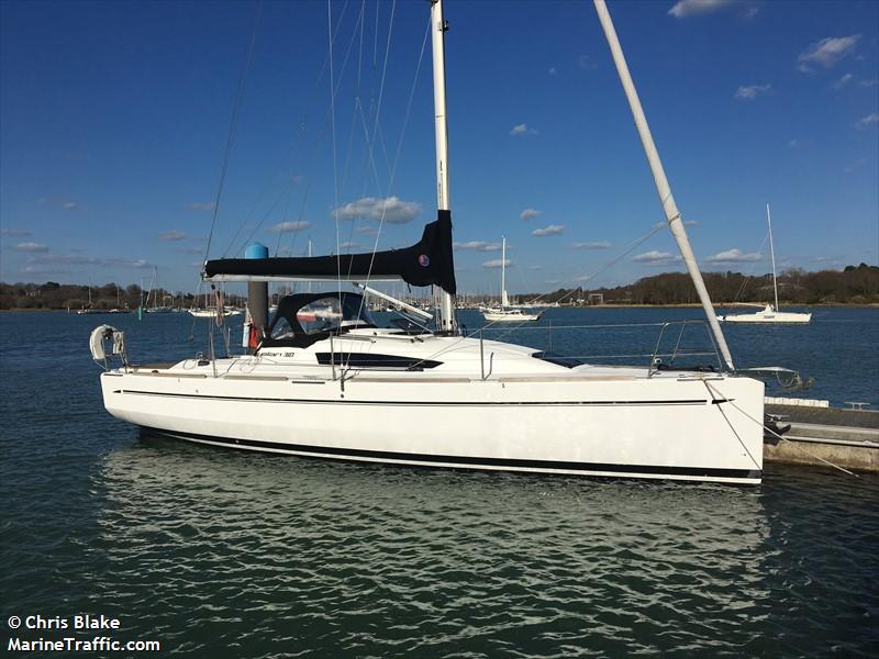 cheeky monkey (Sailing vessel) - IMO , MMSI 235084943, Call Sign 2EGS2 under the flag of United Kingdom (UK)
