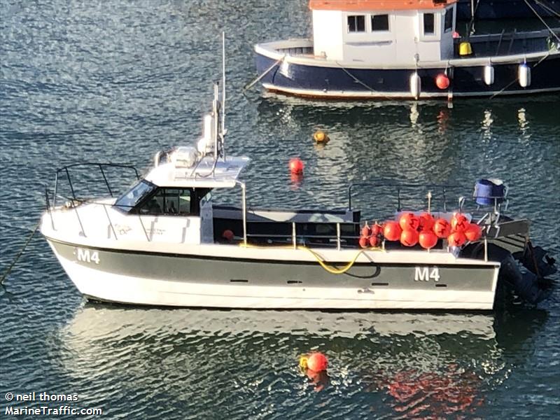 evan george (Fishing vessel) - IMO , MMSI 235117213 under the flag of United Kingdom (UK)
