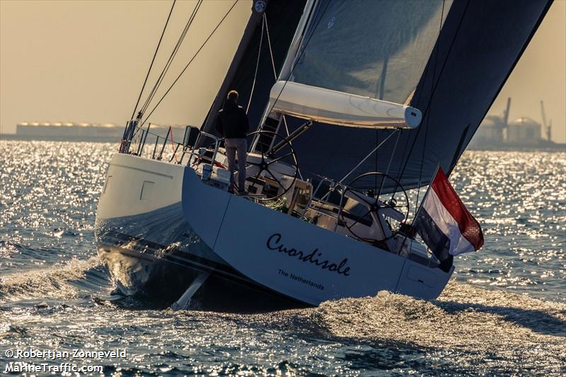 cuordisole (Sailing vessel) - IMO , MMSI 244090460, Call Sign PF5454 under the flag of Netherlands