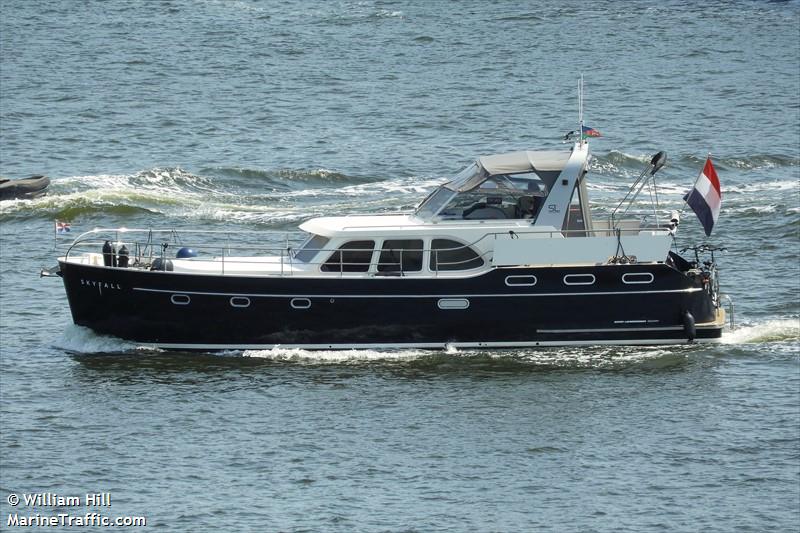 skyfall (Pleasure craft) - IMO , MMSI 244153102, Call Sign PI7730 under the flag of Netherlands