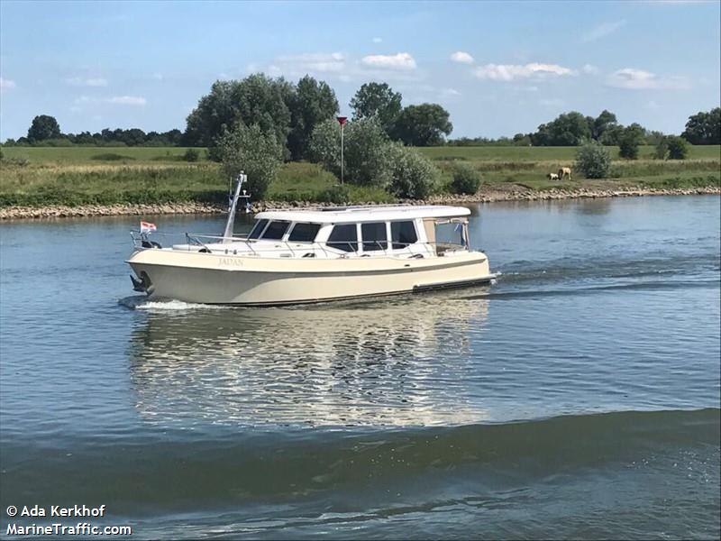 jadan (Pleasure craft) - IMO , MMSI 244780782, Call Sign PA3533 under the flag of Netherlands