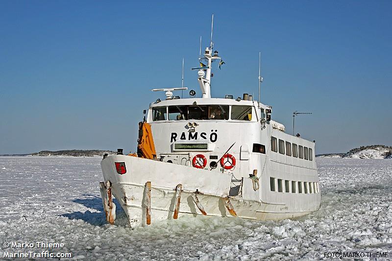 ramso (Passenger Ship) - IMO 6417528, MMSI 265522460, Call Sign SKUE under the flag of Sweden