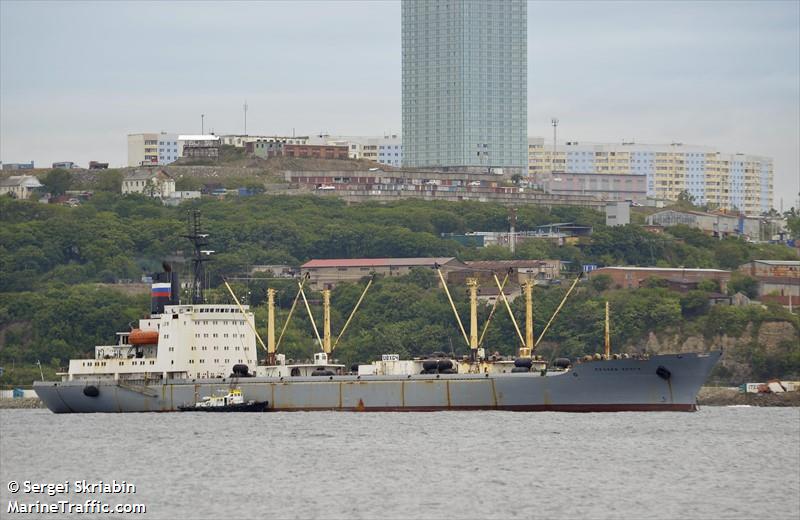 proliv longa (Refrigerated Cargo Ship) - IMO 8136740, MMSI 273356610, Call Sign UBXG4 under the flag of Russia