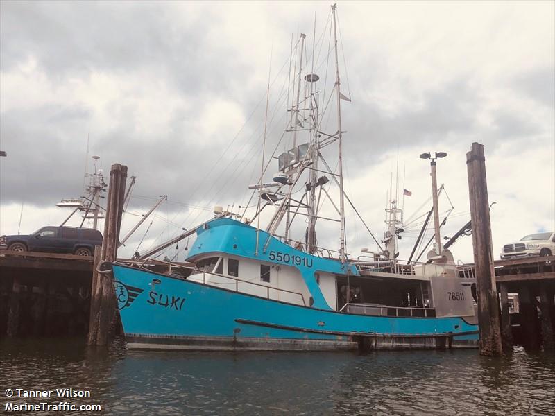 fv suki (Fishing vessel) - IMO , MMSI 367493990, Call Sign WDF8356 under the flag of United States (USA)