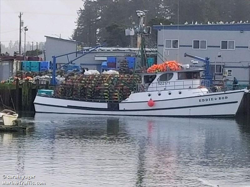 eddierod (Fishing vessel) - IMO , MMSI 367586950, Call Sign WDG9358 under the flag of United States (USA)