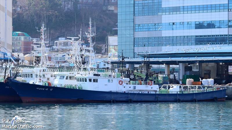 206 dae jin (Fishing vessel) - IMO , MMSI 440019280, Call Sign 339 under the flag of Korea