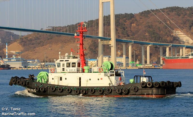 k101 (Unknown) - IMO , MMSI 440112560 under the flag of Korea