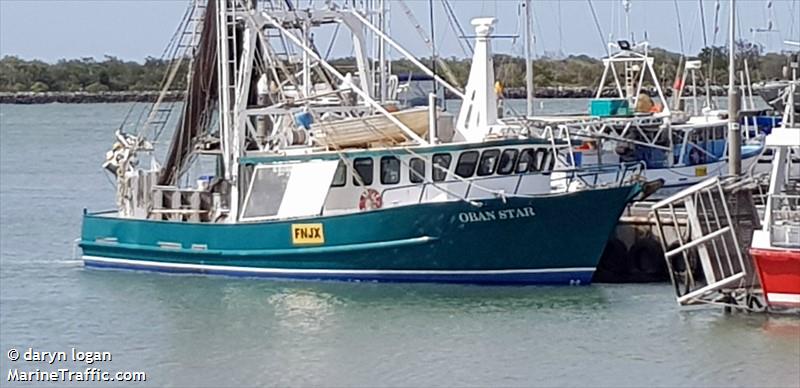 oban star (Fishing vessel) - IMO , MMSI 503087090, Call Sign 856054 under the flag of Australia