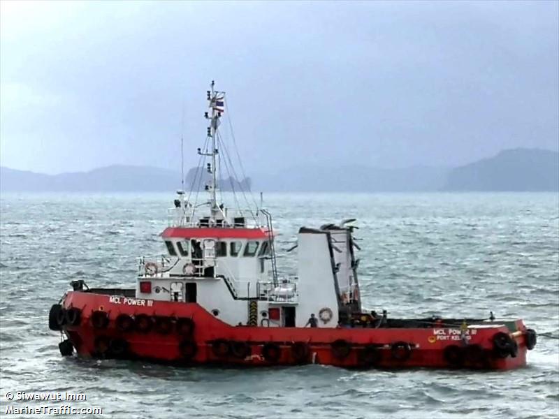 mcl p0wer iii (Tug) - IMO , MMSI 533170209, Call Sign 9MQU8 under the flag of Malaysia