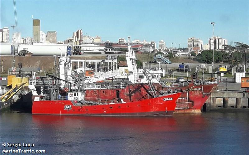 coraje (Fishing Vessel) - IMO 8317708, MMSI 701000820, Call Sign SSD under the flag of Argentina