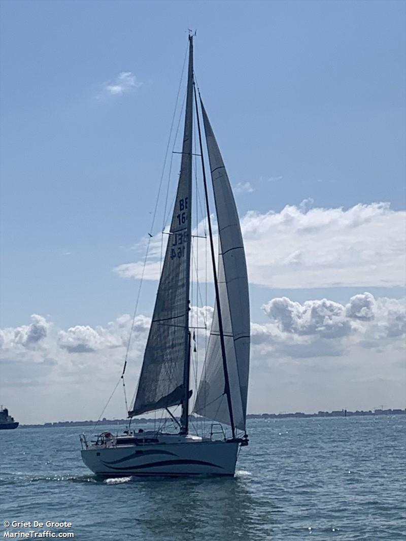 soulmate (Sailing vessel) - IMO , MMSI 205529430, Call Sign OP5294 under the flag of Belgium