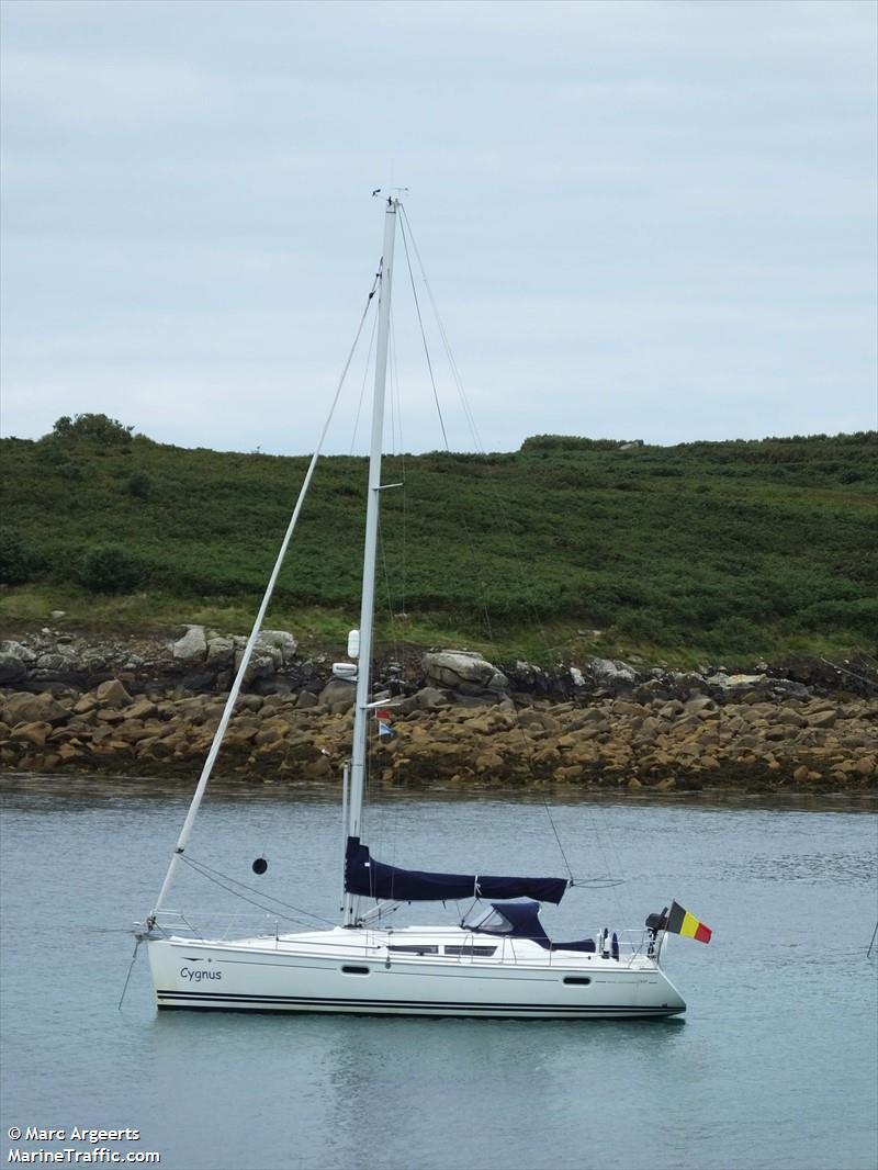 cygnus (Sailing vessel) - IMO , MMSI 205668810, Call Sign OR6688 under the flag of Belgium