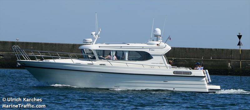 fine (Pleasure craft) - IMO , MMSI 211123160, Call Sign DJ8934 under the flag of Germany