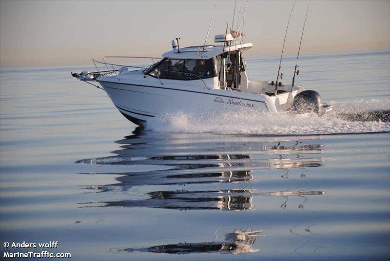 sundowner (Pleasure craft) - IMO , MMSI 219016416, Call Sign XPE3893 under the flag of Denmark