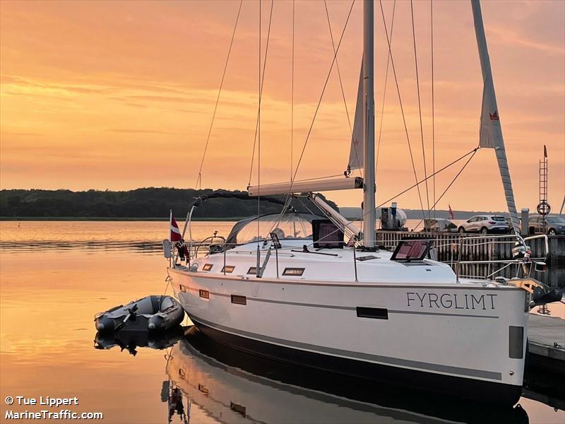 fyrglimt (Sailing vessel) - IMO , MMSI 219026954, Call Sign XPH5634 under the flag of Denmark
