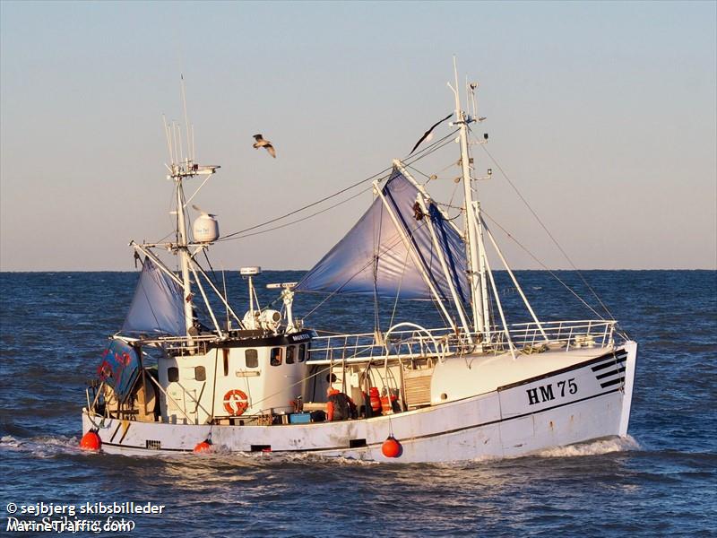 morten malene hm75 (Fishing vessel) - IMO , MMSI 220079000, Call Sign XP4445 under the flag of Denmark