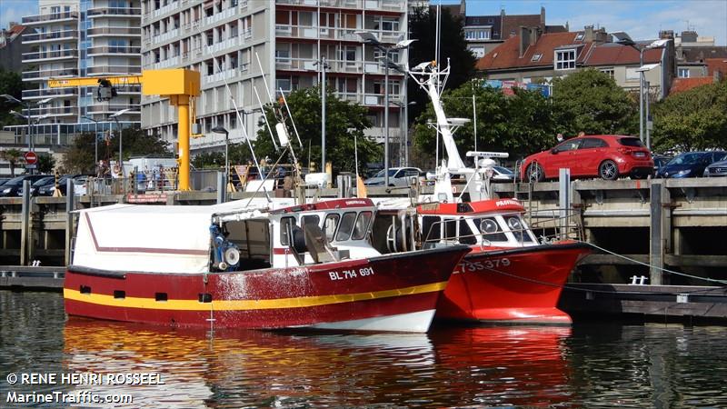 fvcorentin lucas (Fishing vessel) - IMO , MMSI 227594760, Call Sign FI6125 under the flag of France