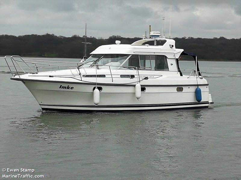 imke (Pleasure craft) - IMO , MMSI 232015747, Call Sign MEUV6 under the flag of United Kingdom (UK)