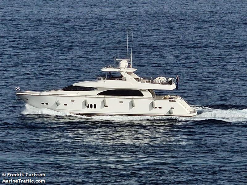 moon (Pleasure craft) - IMO , MMSI 235082466 under the flag of United Kingdom (UK)