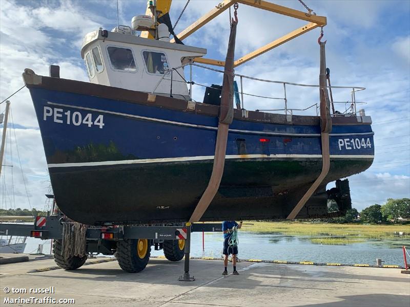 jessica lynn pe1044 (Fishing vessel) - IMO , MMSI 235098038, Call Sign MYWI3 under the flag of United Kingdom (UK)
