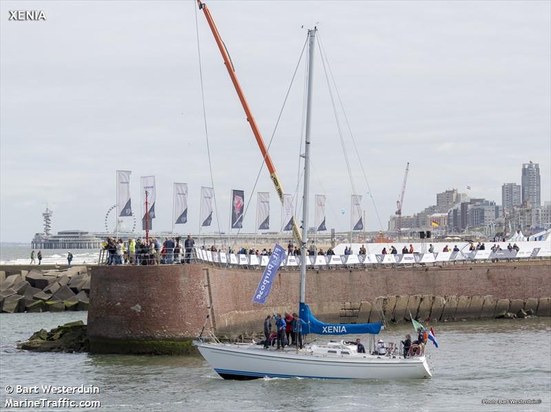 xenia (Sailing vessel) - IMO , MMSI 244050811, Call Sign PE6412 under the flag of Netherlands