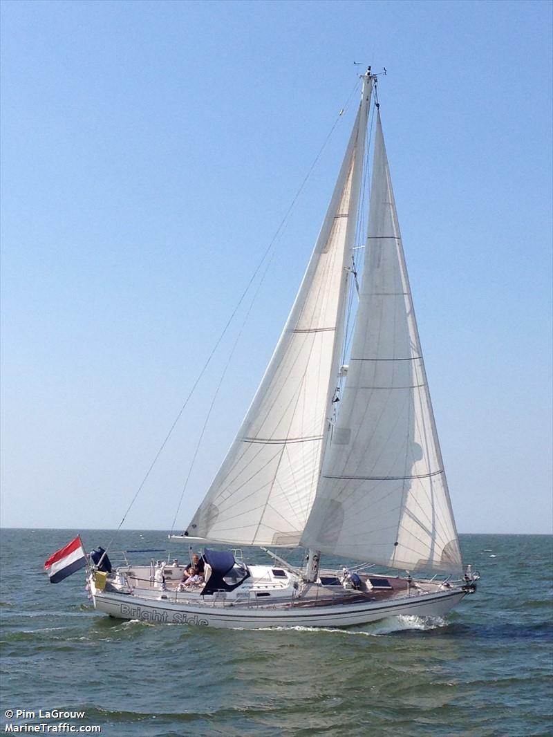 bright side (Sailing vessel) - IMO , MMSI 244100416, Call Sign PC7263 under the flag of Netherlands