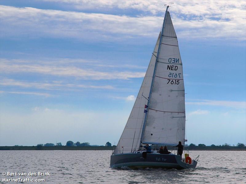 fall for (Sailing vessel) - IMO , MMSI 244270490, Call Sign PH2568 under the flag of Netherlands
