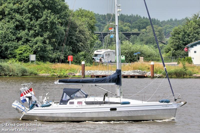 swalker (Pleasure craft) - IMO , MMSI 244650316, Call Sign PD7445 under the flag of Netherlands