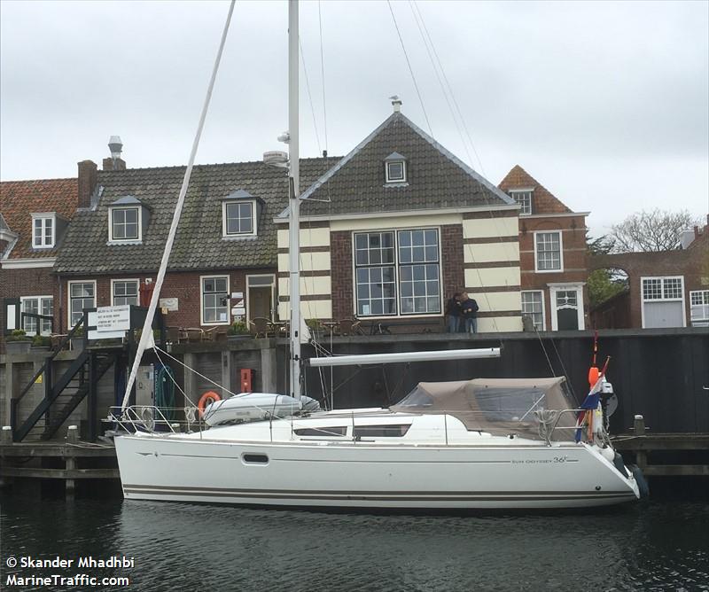 zeefier (Sailing vessel) - IMO , MMSI 244850881, Call Sign PF4244 under the flag of Netherlands