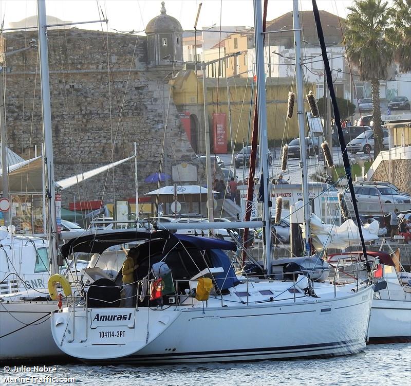 amuras i (Sailing vessel) - IMO , MMSI 263864990, Call Sign CRA2589 under the flag of Portugal