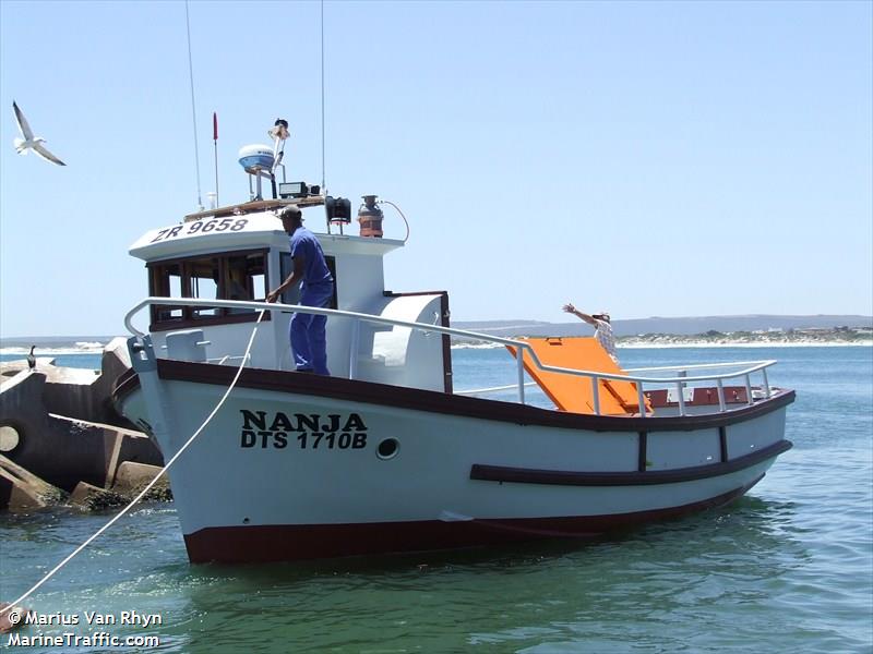 nanja (Port tender) - IMO , MMSI 601185500, Call Sign ZR9658 under the flag of South Africa