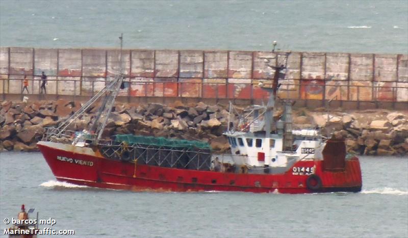nuevo viento (Fishing vessel) - IMO , MMSI 701000774, Call Sign SSD under the flag of Argentina