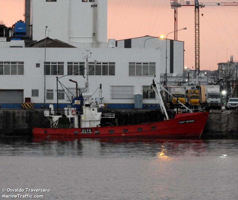 sant antonio (Fishing Vessel) - IMO 8818104, MMSI 701007012, Call Sign LW 9251 under the flag of Argentina