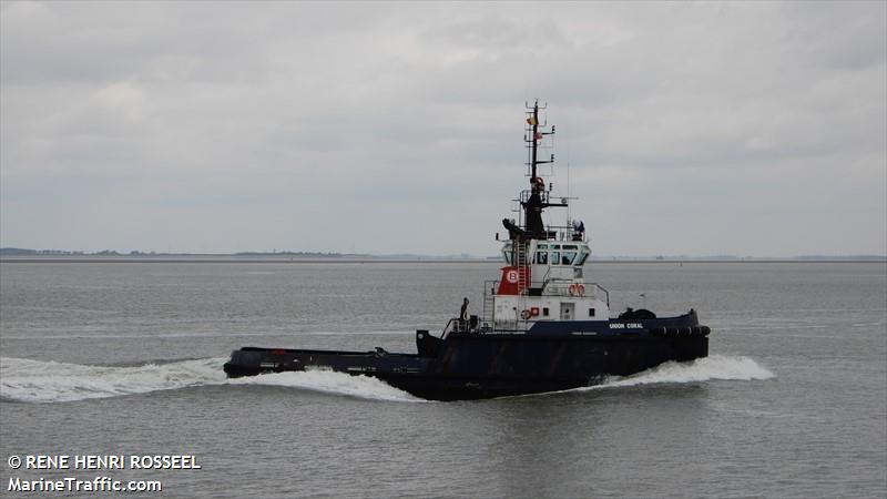 union coral (Tug) - IMO 9314260, MMSI 205414000, Call Sign OROB under the flag of Belgium