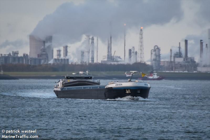 amara (Cargo ship) - IMO , MMSI 205540190, Call Sign OT5401 under the flag of Belgium